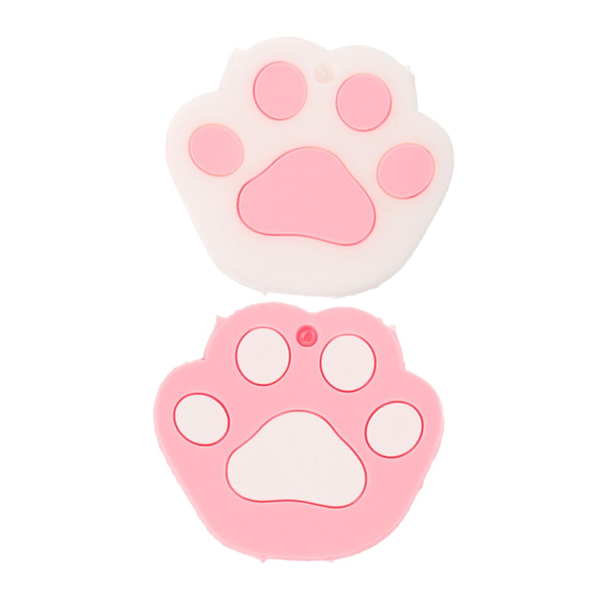 Uonlytech 2pcs Cute Cat Key Covers Key Protector Caps for Women Girls Kawaii Keychain Decoration Lightweight Easy to Use