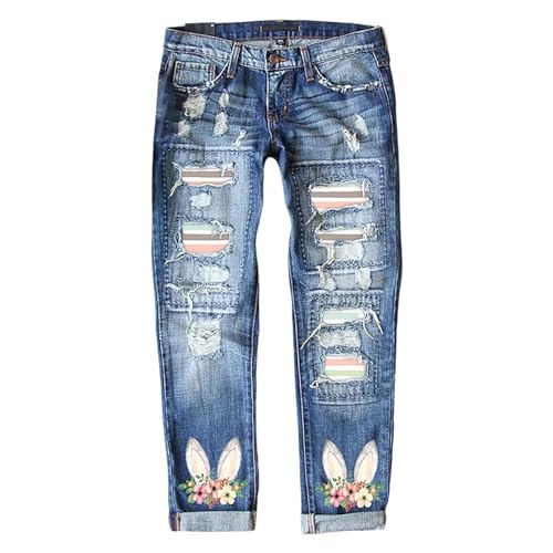 Jean imprimé pour femmes en denim de qualité supérieure