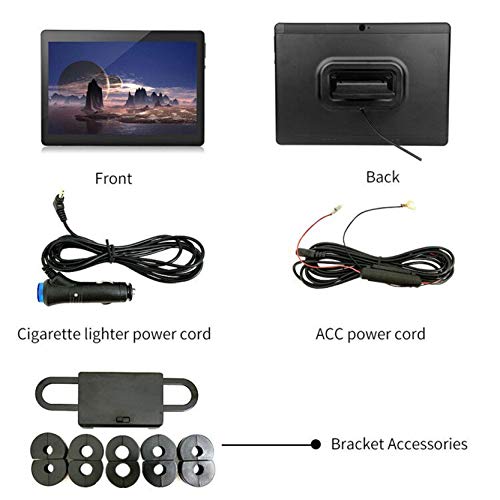 Lisimke 10.1 Inch One Android Headrest Video Players With Wifi, Sync Screen Tablets Phone Mirror Car Back Seat Tv Monitors, Ips Touch Screen Play Movies #TOP4