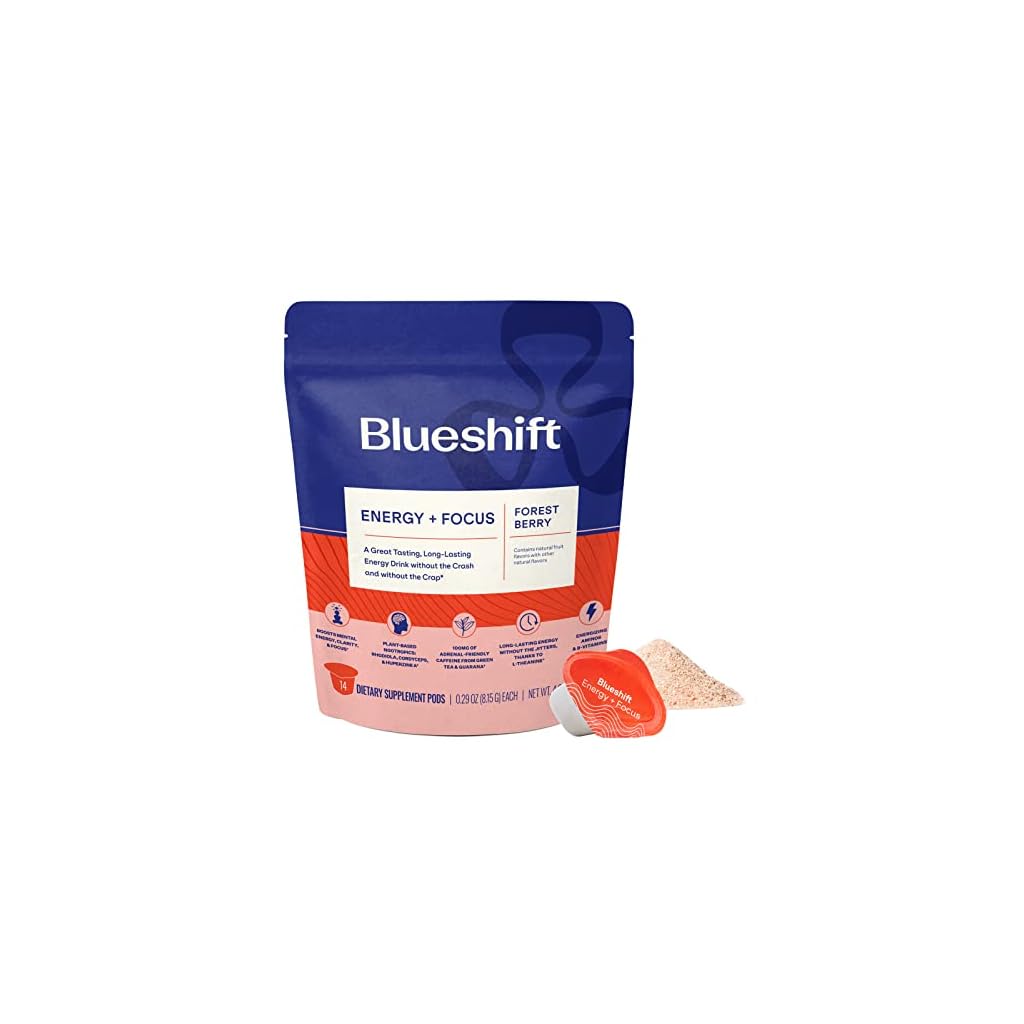 Blueshift-Energy-Focus-Energy-Drink-Powder-Brain-Supplement-for-Memory-Focus-Promotes-Mental-Energy-Clarity-Focus-Brain-Booster-for-Enhanced-Energy-Support-Forest-Berry-14-Pack