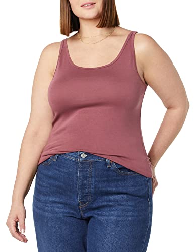 Image of Amazon Essentials Women's Slim-Fit Thin Strap Scoop Neck Tank Top