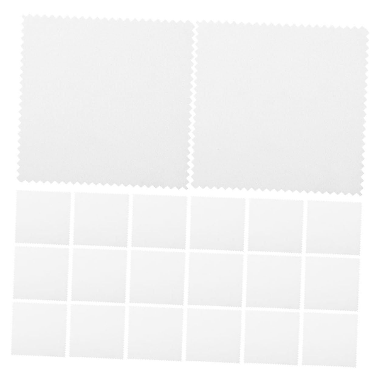 OUNONA 3 Set Panno Per Pulizia Gioielli Suede Per Lucidare E Gioielli Utensili 100 Pezzi*3