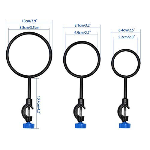 Laboratory Support Stand Clamps, Retort Clamp Support Ring Lab Stand Retort Set Set #TOP3