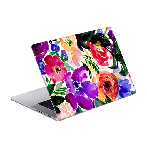Autocollant vinyle fleur jardin floral pour MacBook Pro 16 A2485 Mai Autumn