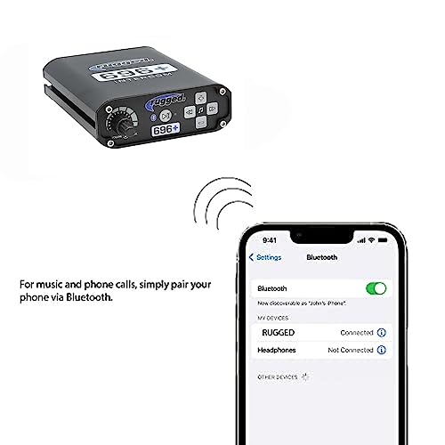 Intercomunicador RRP696 Plus para auto con Bluetooth miniatura 3