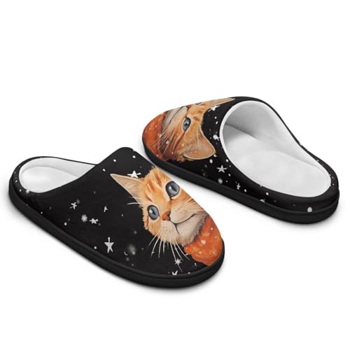 Binienty Womens House Shoes Slippers Indoor Outdoor Vintage Memory Foam Fluffy Slippers Anti Skid4