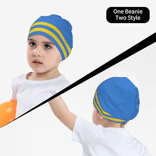 Aruba Flag Children Hip Hop Knitted Hat Kids Elastic Leisure Knit Cap Warm Sleep Beanies Black4