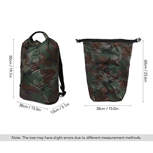 Saco Seco, Romacci Mochila ultraleve dobrável impermeável seca para esportes ao ar livre, camping na