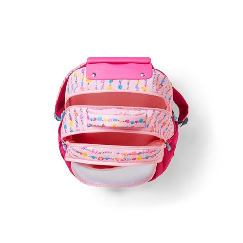 Image of American Tourister Sway | 32.57 Ltrs | 3 Compartments | Bottle Pocket | Ergonomic Padded Back Panel & Shoulder Straps | 360 Spinner Wheels | School Backpack for Boys & Girls | Buddy Pink