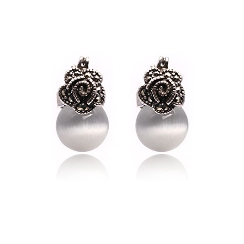 Sweet & Happy Girl's Fashion Jewelry Marcasite argentée