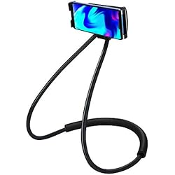 Soporte De Cuello Para Celular LYTIVAGEN - Soporte Universal para el Cuello, Cuello Perezoso, Soporte para teléfono móvil (Negro)