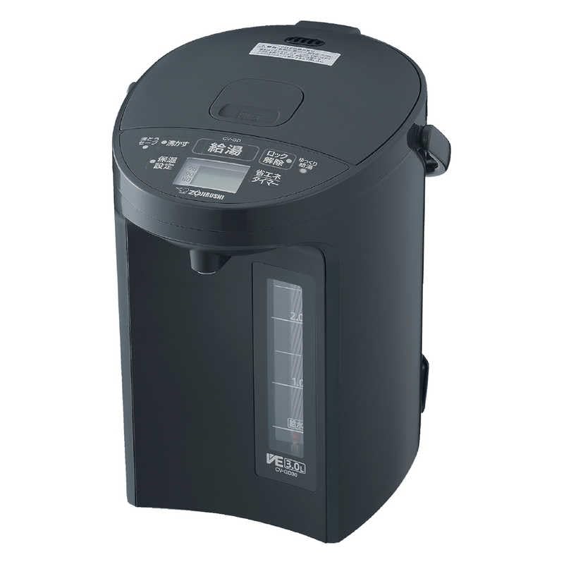 象印 電気ポット 2025年製 3L まほうびん CV-GD30型 Amazon | 象印マホービン 電気ポット 3.0L ソフトブラック CV-GD30-BM