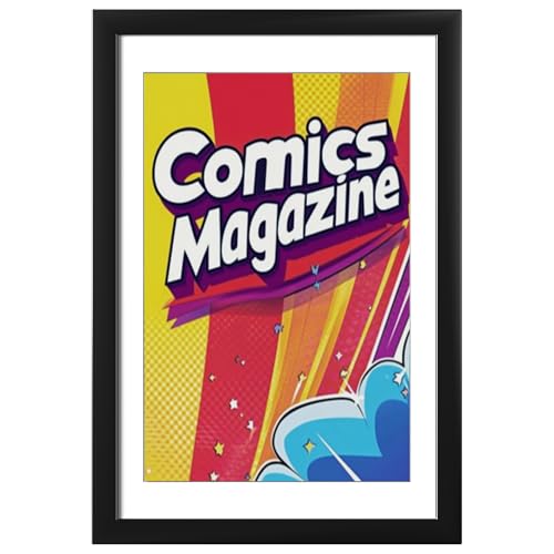 eletecpro Comic Book Frame Acrylic Cover Double-sided Mat 8x12 1-Pack