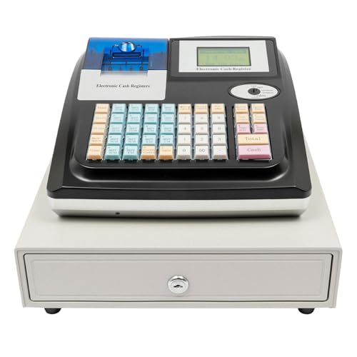 BAOCHADA Caja registradora electrónica de 48 teclas...