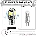 VKQTS 10PCS Interior Car Lights,12V T10 LED Bulb Car Interior Light with High Bright White,Universal Cars LED Lights as License Plate/Reading/Map/Dome Light Cars Accessories