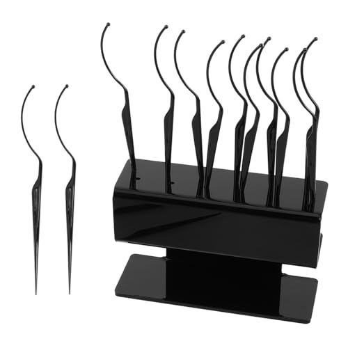 PENIKOKO organizador de pestañas postizas soporte para las pestañas organizador de cosméticos Black