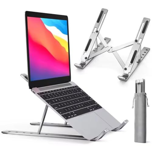 Suporte Para Notebook Laptop Tablet Dobrável Em Metal Com Ângulos...