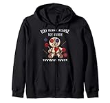 Photo Gallery troppe persone - voodoo doll halloween felpa con cappuccio Photo Gallery troppe persone - voodoo doll halloween felpa con cappuccio
