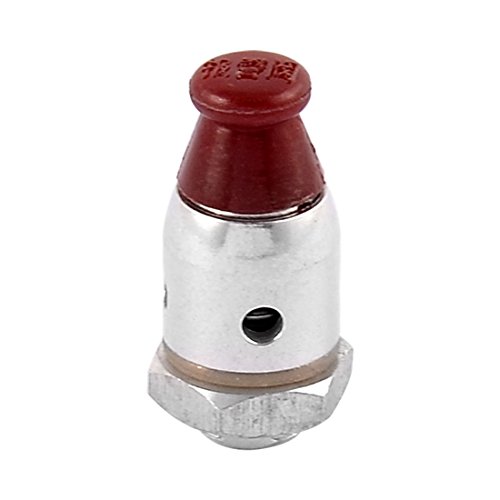 Válvula de seguridad para olla a presión Ruilogod, repuesto con tapa plástica, orificio inferior de 0.39 pulgadas miniatura 1