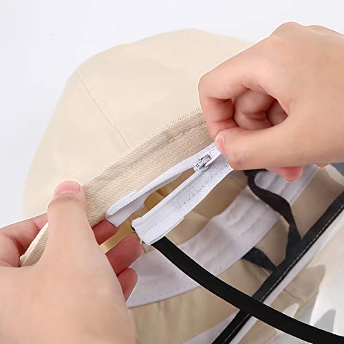 image for SCIONE Kids Sun Hats with Removable Full Face Visor Shield Dustproof U