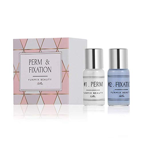 Kit de 2 piezas para pestañas, rizador de pestañas profesional y kit de fijación de pestañas