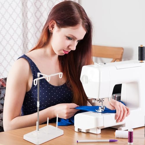 Support de fil universel CHGCRAFT avec base métal et clips de canette