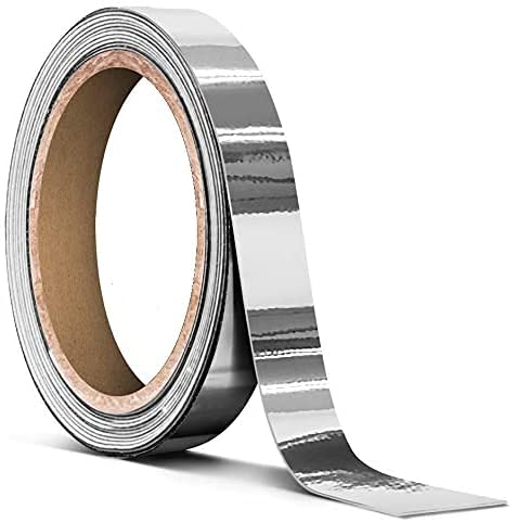 Laps of Luxury® Silver Colour Chrome Tape 12.7 mm (0.5 Inch) Wide and 7.31 m (24 Ft) Length (B08RCQHS7F) Amazon Price History, Amazon Price Tracker