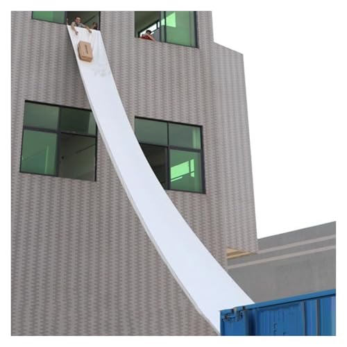 Heavy-Du Planen-Be- und Entladerutsche, 1,5 x 17 Meter große Planenrutsche, geeignet für Baustellen und C-förmige Materialförderer, um einen effizienten Materialtransport und eine effiziente
