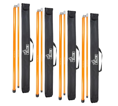 Mytee Products (4 Pack) Heavy Duty Load Height Measuring Stick - 15 Ft Truck Trailer Oversize