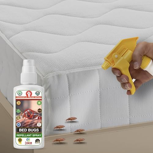 Erwon® Bed Bugs Repellant Spray | Ready to use | Long Lasting Protection | Irritant-Free | Eco-Friendly | Non-Toxic & Biodegradable | Pet-Safe | Chemical Free (15 days Protection) (100 ml)