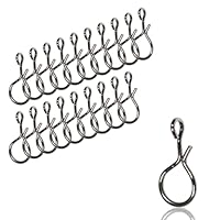 NEU AMZfishing® 20 oder 40 Stück Fliegen Schnellverbinder | Fliegenangeln Snap | Fly Snap Forellenangeln | Fliegen Verbinder | Fliegenfischen | Fly Connector (40, e: Mix (Jede Größe 10x))