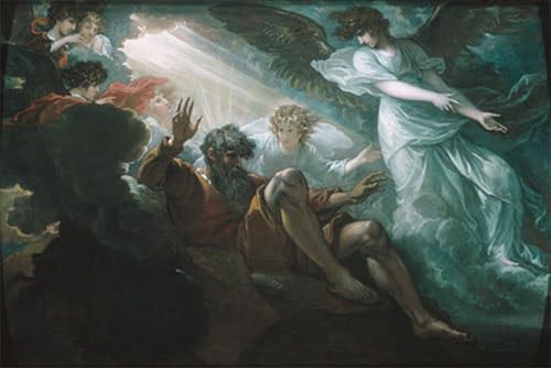 Toile Moïse et la terre promise Benjamin West, affiche peinture murale salon 60x90cm