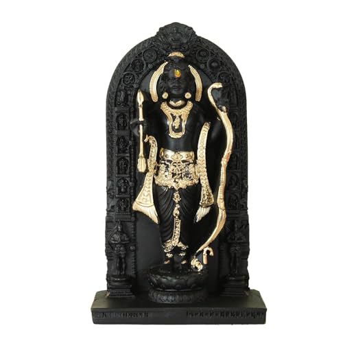 TIED RIBBONS Ram Lala Idol | Resin, 3.8 Inch | Ram Lala Statue Ayodhya | Ram Lala Murti for Car Dashboard, Pooja Room, Mandir, Temple, Home Decor, Religious Gift | Indian God Idols for Car Dashboard - Image 6