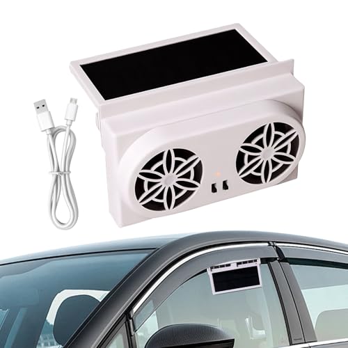 Ventilador Para Ventana De Coche Con Energía
