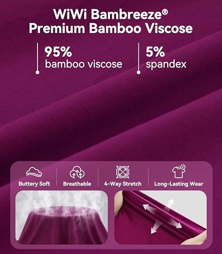 Image of WiWi Viscose from Bamboo Pajamas Set for Women Super Soft Short Sleeve Cooling Summer Plus Size Pjs Sets Sleepwear S-4X