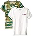 Produktbild LOOK by crewcuts Jungen T-Shirts, Kurzarm, 2er-Pack, unifarben/bedruckt, Camo/Ivory, 8