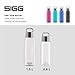 SIGG - Tritan Sports Water Bottle - Total Color Transparent - Leakproof - Featherweight and Shatter-Proof Tritan Plastic - Dishwasher Safe - BPA Free - 34 Oz