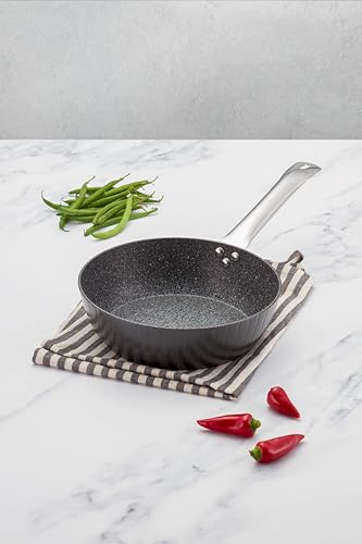 Judge Evertough 24cm Chef’s Pan - 2.2L Durable Hard Anodised Aluminium with 6-Layer Non-Stick Coating, Black, 24 cm Chef's Pan - Image 2