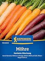 Kiepenkerl Möhrensamen Harlekin Mischung, F1 1044640 - Bunte Karottenmischung für Gartenvielfalt, Vielfalt in Farbe & Geschmack, Gemüsesamen für 6-7 lfd. Meter