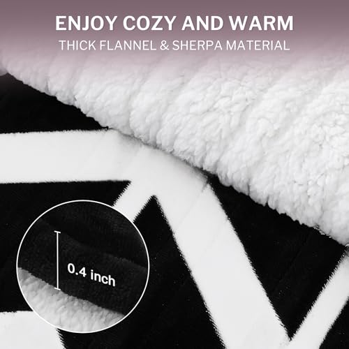 VENTIMI Electric Blanket Heated Throw, 50" x 60" Heated Blanket with 5 Heat Levels & 3 Hours Auto Off, Fast Heating Blankets with ETL & FCC Certification, Black