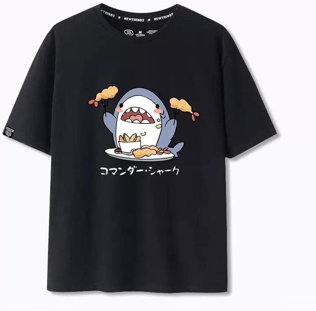 Amazon.co.jp: [FANMI] FF14 FFXIV Tシャツ 半袖 サメ司令官 さすが私