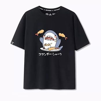 Amazon.co.jp: [FANMI] FF14 FFXIV Tシャツ 半袖 サメ司令官