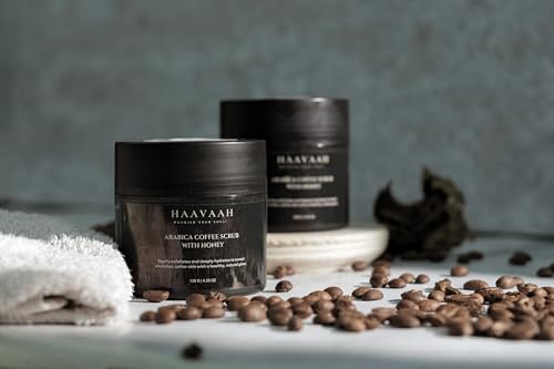 Image of Exfoliating Coffee Body Scrub for Soft-Smooth Skin & Tan-Dead cell Removal | For Women & Men|Natural AHAs|De-Tan Bathing Scrub With All Natural ingredients |No Sulphate |Removes Dirt&Dead Skin From Neck,Knees,Elbows&Arms|All Skin Types,For Men&Women120 grams