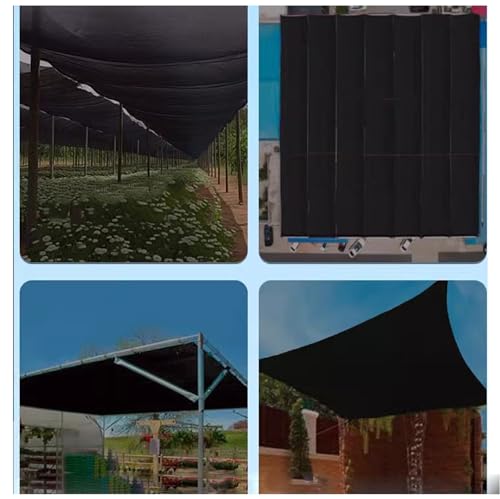 Filet d'ombrage 5 x 5 m avec œillets pour jardin et terrasse