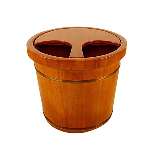 Baignoire de massage pour les pieds en bois de cyprès artisanal de haute qualité