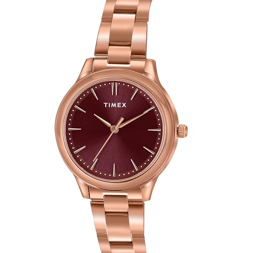 Image of TIMEX Analog Watch for Pair with Round Dial & Water Resistant Couple's Wrist Watches