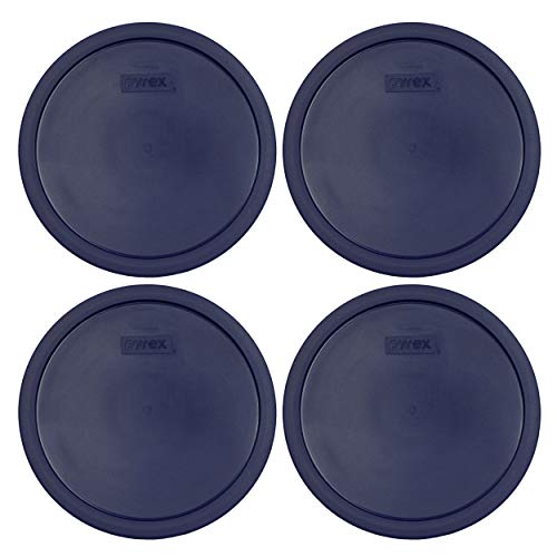 Set de 4 tapas Pyrex para tazón 10 tazas azul miniatura 1