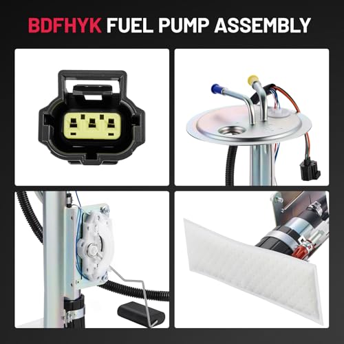 Image of BDFHYK Electric Fuel Pump Module Assembly E2201S Compatible with Ford Expedition 1997 1998 4.6L 5.4L V8, Compatible with Lincoln Navigator 1998 5.4L V8 Replace EP2019H, F75Z-9A407DA, F75Z-9H307KC