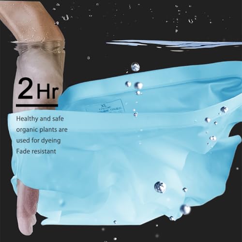 Mens Ice Silk Underwear with Bulge Pouch Breathable Quick Dry Boxer Briefs Ultra-thin Stretch Boxers4