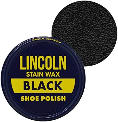 Lincoln Stain Wax Shoe Polish - 2-1/8 oz (Black)
